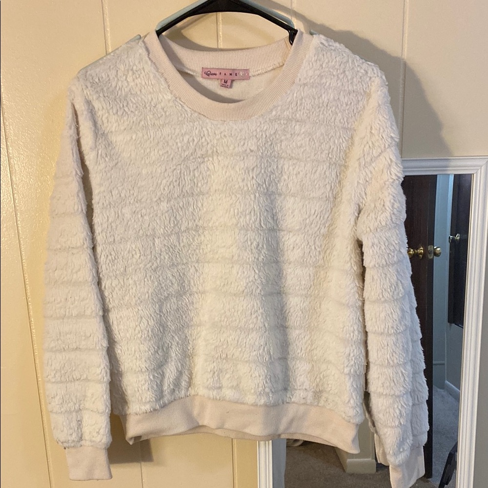 Cozy Cream Textured Sweater